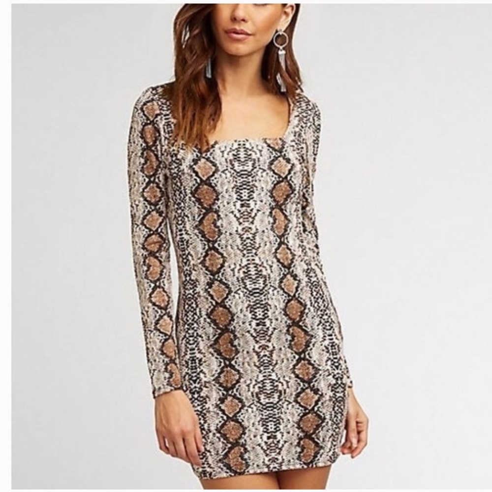 Charlotte Russe Snake Skin Dress